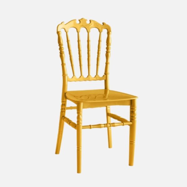 Chaise en plastique doré gamossi fabriquée en turquie