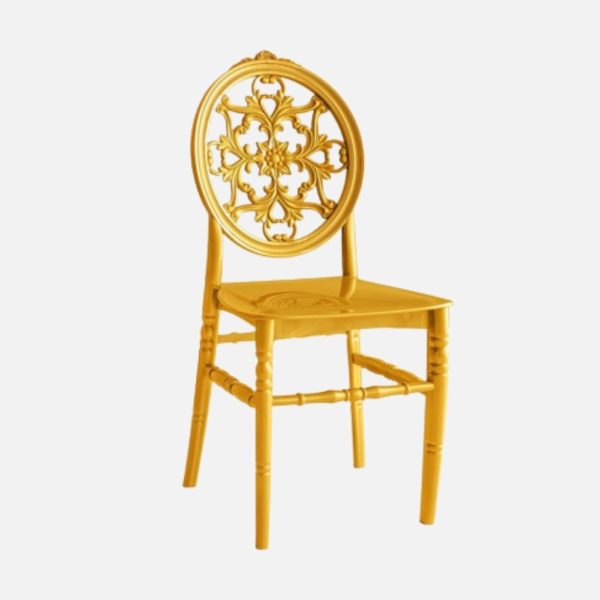 nozzero gold plastic chair made in turkey